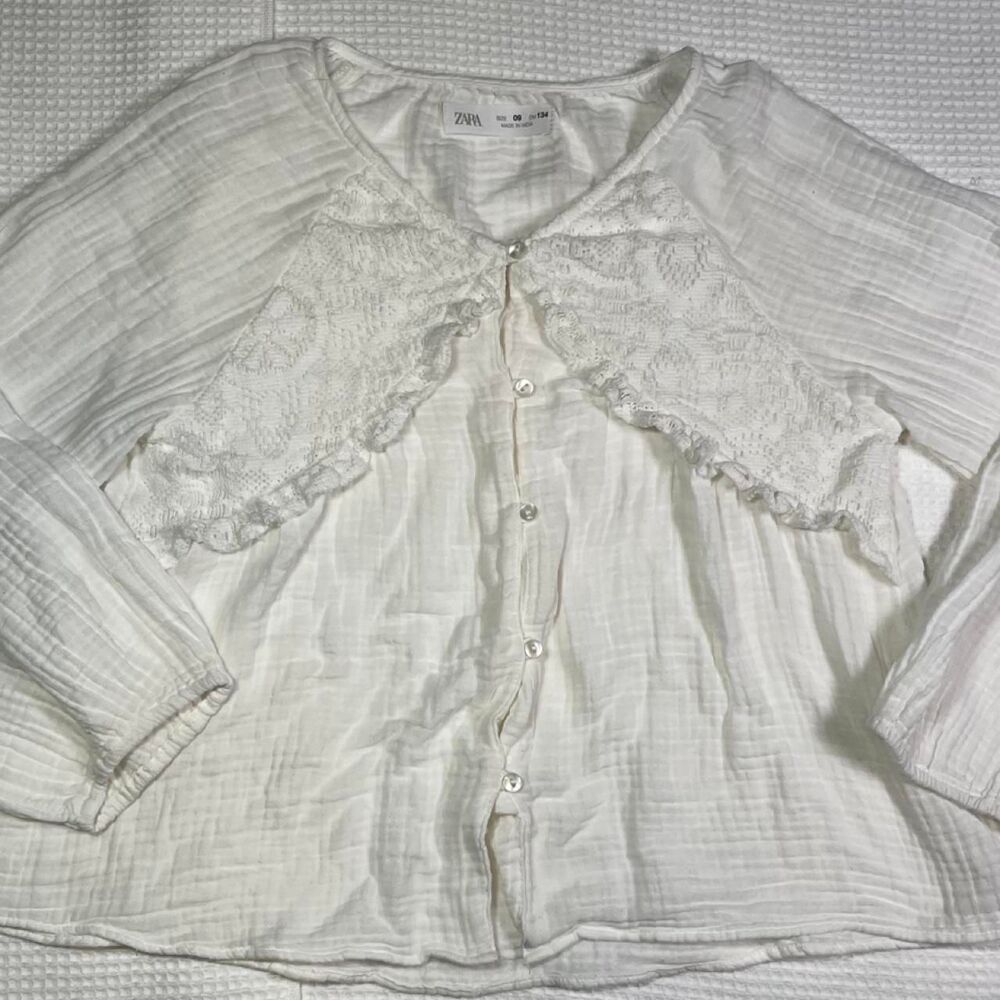 Zara Women's White Blouse